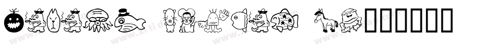 Sakabe Animal 01字体转换